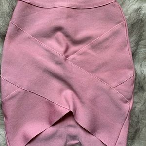 Pink bandage skirt !